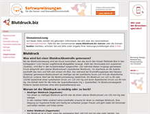 Tablet Screenshot of blutdruck.biz